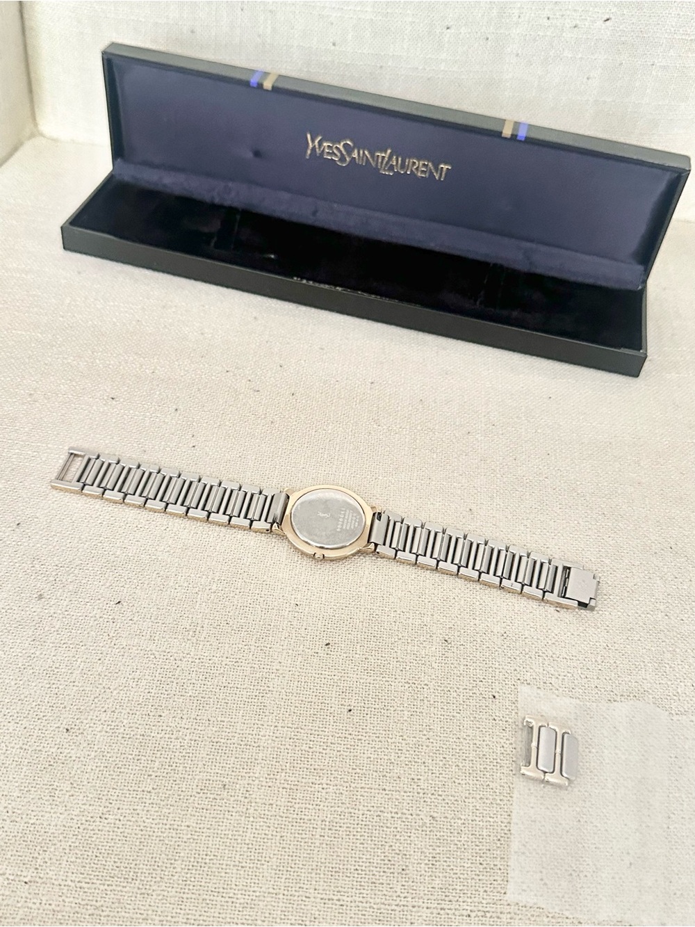 Vintage Yves Saint Laurent (YSL) Two-Tone Quartz Women's Watch - Picture 5 of 9